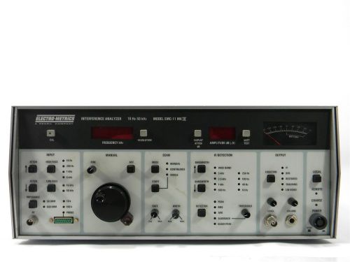 Electrometrics EMC-11 EMI Analyzer/Receiver - 30 Day Warranty