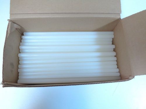 3M JET-MELT HOT MELT GLUE STICKS 0.45&#034; X 12&#034; WHITE - 128PCS - NOS - FREE SHIP