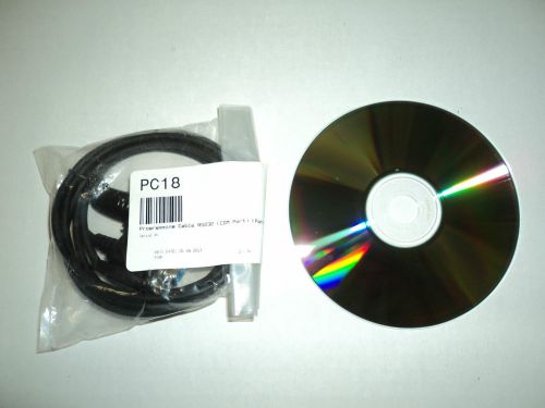 HYTERA PROGRAMMING CABLE &amp; SOFTWARE RSR-232 PC18 TC-610P TC-700P TC-780 TC-780M