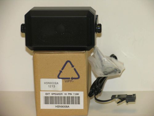 Motorola HSN9008A External Speaker 7.5W 16 Pin Radius, M1225  NIB