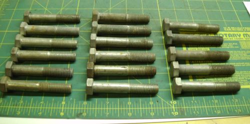 Hex Head Bolts Screws 1/2-13 X 3 Steel Grade 2 &amp; 5 (17) #4202A