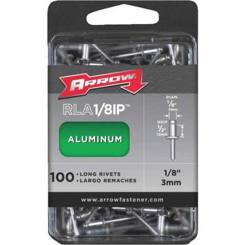 Arrow fastener rla1/8ip arrow rivets-1/8x1/2 alum rivet for sale