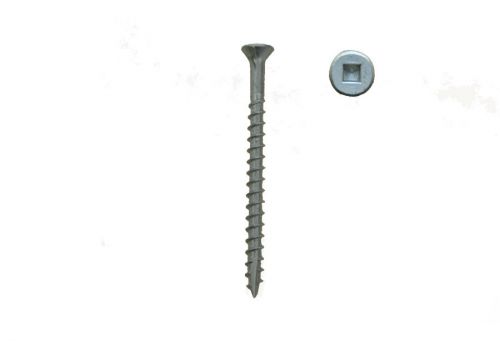 Deck Screws # 8 x 2&#034; Flat Head # 2 Sq Dr Dacro  ( 1400 Pcs )