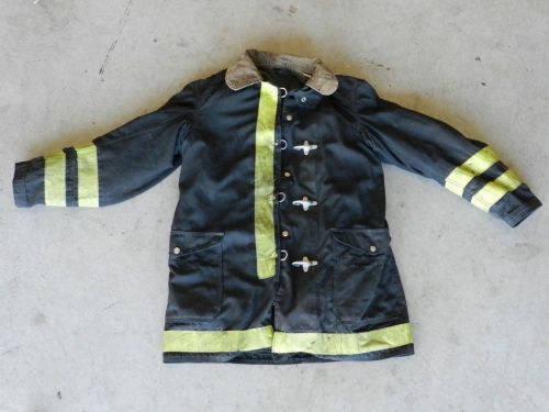 REAL FIREFIGHTER TURNOUTS GLOBE JACKET COAT 38 ~ L@@K!! 1