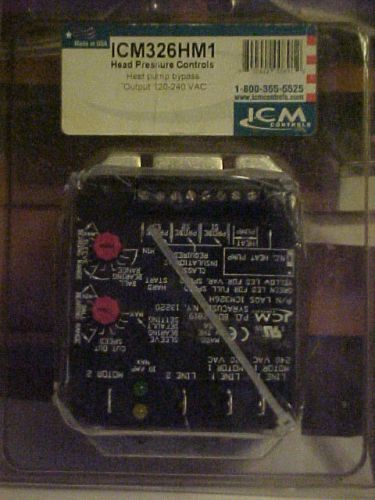 NEW ICM 326HM1  HEAD PRESSURE CONTROLS-HEAT PUMP BYPASS