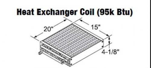 Heat exchanger coil (95k btu) for sale