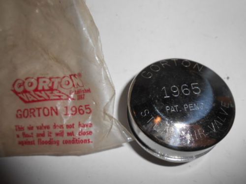 HEATING FURNACE PARTS GORTON STEAM AIR VENT VALVE NO.1965 STEAM RADIATORS