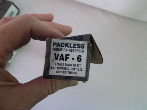 Packless Vibration Absorber VAF-6 Refrigeration female ends 5/8&#034; 3/4&#034; OD