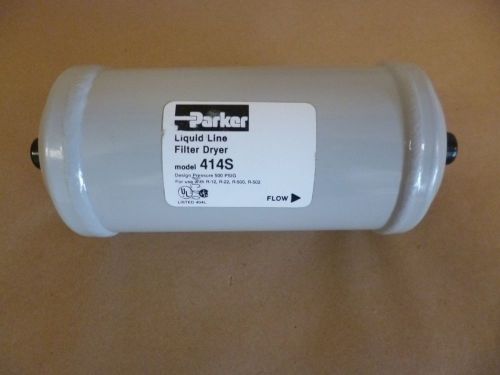 PARKER LIQUID LINE FILTER DRIER # 414S , R22 , 15 TONS , 1/2&#034; SOLDER CONNECTION