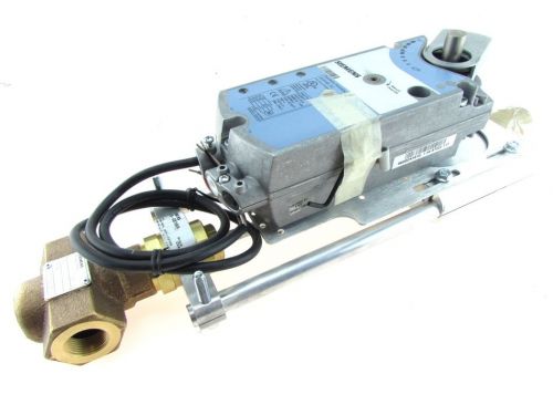 SIEMENS Valve Assembly 2-Way Modulating Control Spring Return Electric Actuator