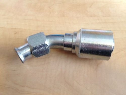 EATON Weatherhead Coll-O-Crimp 43016U-696 45Deg Female Swivel Tube Elbow Fitting