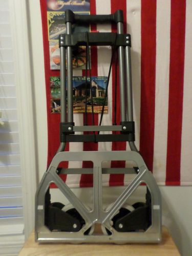 150lbs cart folding dolly push hand truck moving warehouse collapsible trolley for sale