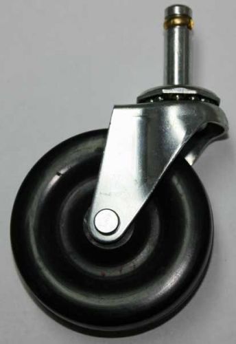 CASTER, 3&#034; swivel, set of 4, grip-ring stem, NEW