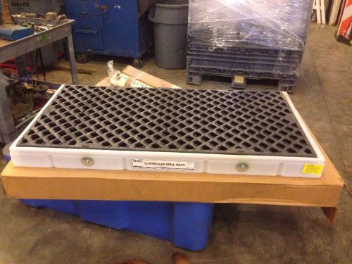 Pig Modular Oil Spill Deck 2-Drum Poly Spill Deck New!!