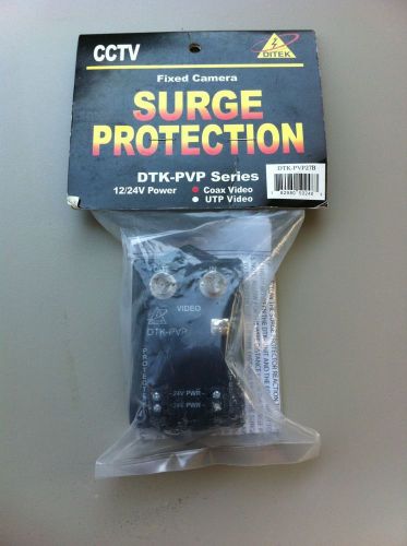 Ditek DTK-PVP Fixed Camera Surge Protection 12/24V Coax Video Surge PX New