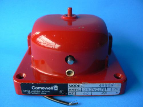 Gamewell Listed Audible Signal Appliance 328M Device Buzzer/Horn Part# 49559