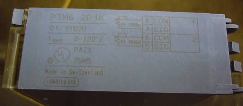 Landis &amp; Gyr Termination Module PTM6 2P1K Siemens