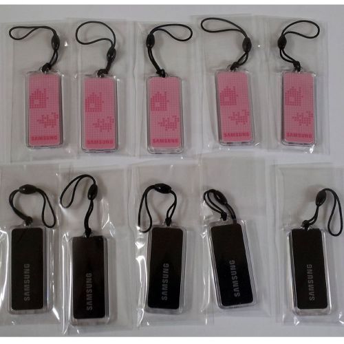 10pcs Samsung Digital Door Lock Key Tag 13.56Mhz RF RFID for shs-5120 6020 6600