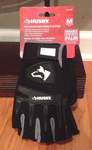 HUSKY Fingerless Mechanics Gloves-Medium