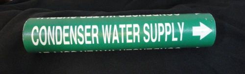 Bradysnap-on™ 4041-c pipe marker condenser water supply for sale