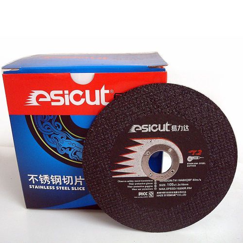 50x 4&#034; (105x1.2x16mm) T-2 Ultrathin Abrasive Cut-off Wheels for Stainless Steel