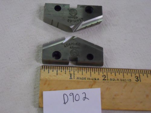 2 NEW 48 MM ALLIED SPADE DRILL INSERT BITS. 454H-48 AMEC {D902}