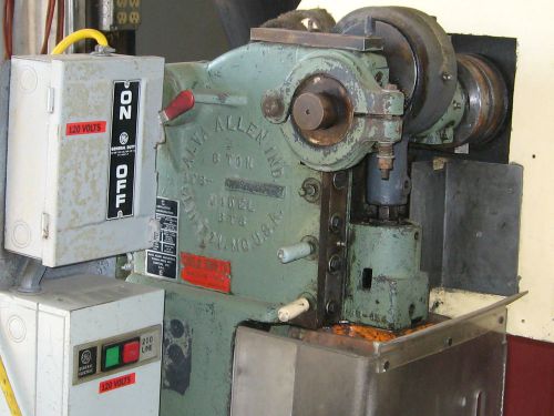 Punch press  alva allen 8 ton press for sale