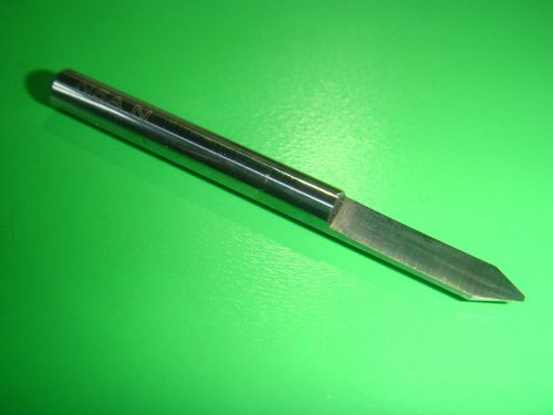 0.5MM X 60° CARBIDE FLAT BOTTOM ENGRAVING BIT 5x