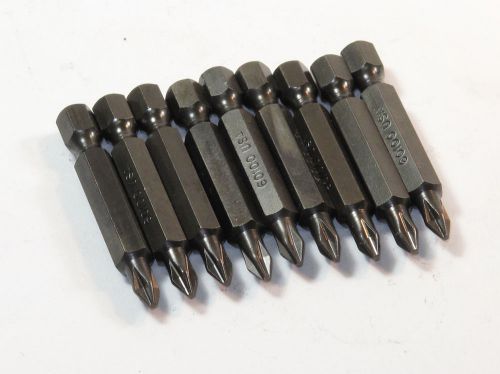 1 lot of 9 - Proto #1 philips 1/4&#034; hex power bit pt# 60100 (#783)