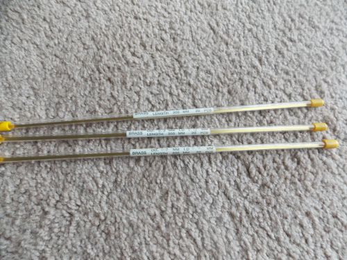 Drill EDM Electrodes, Brass Tubes 0.12 x 300 mm,60Pcs