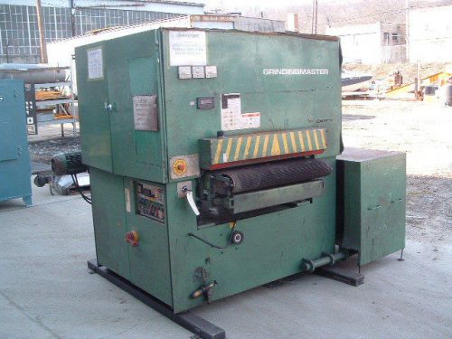 36&#034; grindingmaster belt grinder no. mcsb211b-900 2 heads (19085) for sale