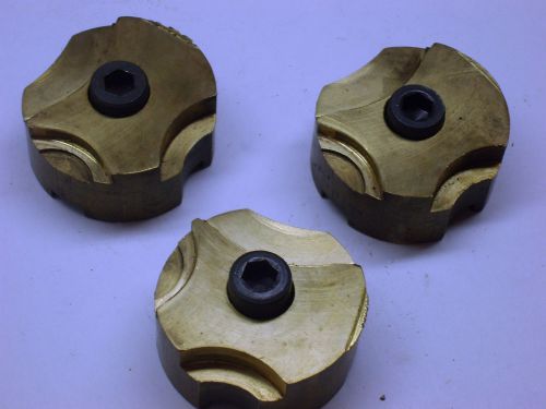 LATHE 3 JAW CHUCK BRASS SOFT JAWS 2 1/2 X 1 1/8  #7720