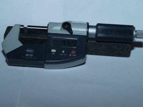 Mahr 40ex  0-1.00 inch or 0-25 mm digital micrometer for sale