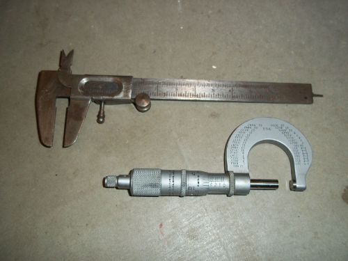 Scherr Tumico Micrometer Tool &amp; Baco W. Germany Caliper