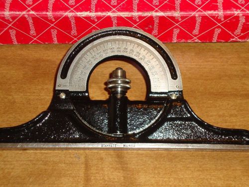 Starrett No 490 Protractor Head With Box Free Shipping