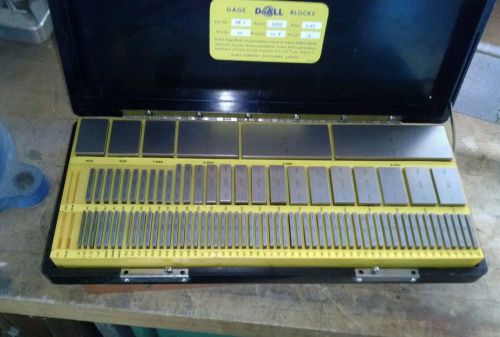 Do-All Gage Blocks Set 88R, Serial 6283  Grade AA    Nice Set