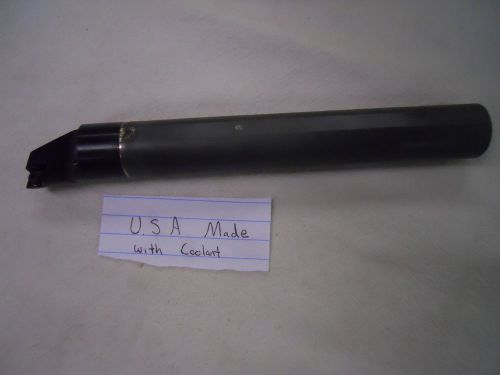 1 NEW 1&#034; CARBIDE BORING BAR. TAKES CCMT 32.51 INSERT 15-5/8&#034; OAL. W/ COOLANT B24