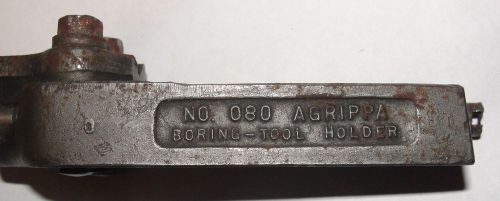 Williams Boring Tool Holder No. 80 Agrippa With 3/8 x 7&#034; Boring Bar