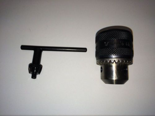 Drill Chuck, Rhom, 1/64 - 1/4, 3/8-24 Mount, S1