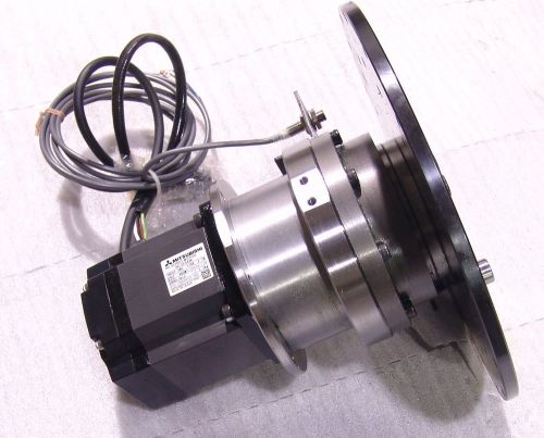 Servo motor , Mitsubishi HC-UFS43K , with rotary fixture