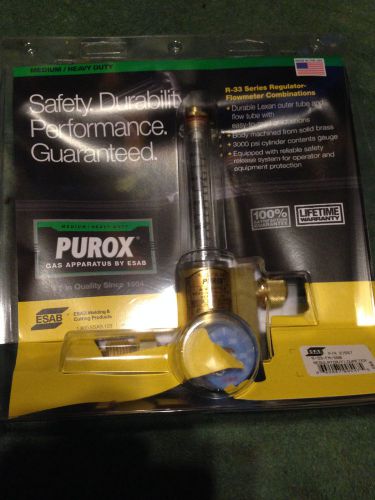 ESAB Purox R-33-FM-580 Regulator Flowmeter