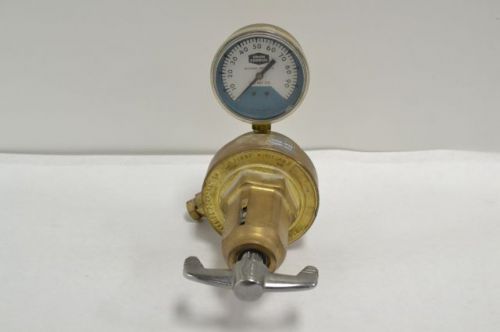 LINDE R-55141 COMPRESSED AIR GAUGE 90PSI GAS REGULATOR B243636