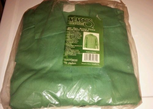 NEW* FREE SHIPPING *Memphis PPE Apparel 30&#034; 9oz Green Flame Retardant Jacket Med