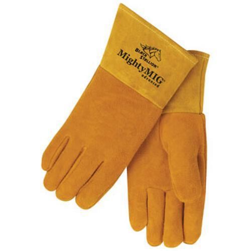 Revco Black Stallion Mighty MIG 39ADV Split Cowhide MIG Welding Gloves, Medium