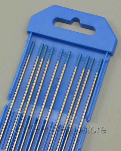 2.0% lanthanated wl20 sky blue tig welding tungsten electrode 5/64&#039;&#039; x 7&#034;,10pk for sale