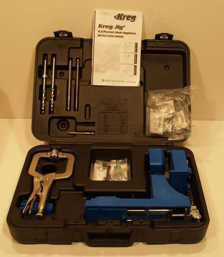 Kreg k3 master jig system pocket hole with extras benchtop /portable base k3ms for sale