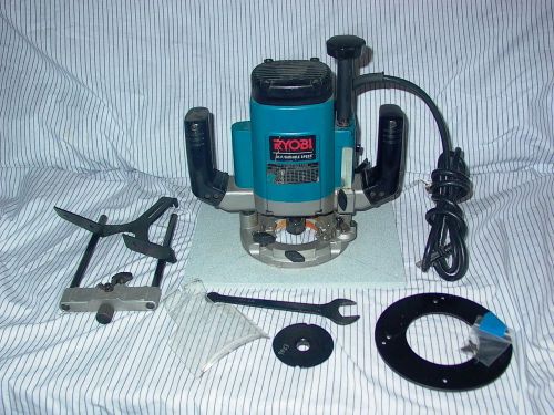 Ryobi re-600 3 hp plunge router - 1/2&#034; collet 1/4&#034; bushing -  great router table for sale