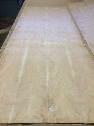 Wood veneer figured maple 30x80 1pcs total 3-ply wood backed  &#034;exotic&#034; eskid 40 for sale