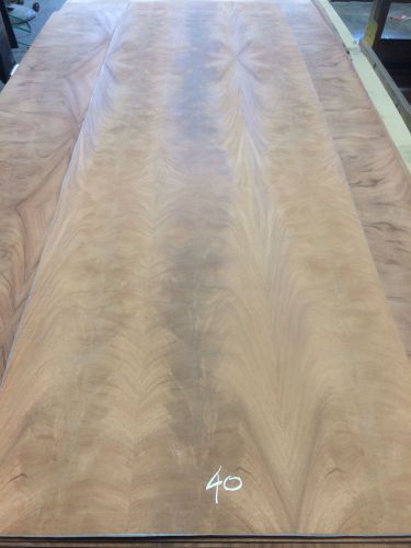 Wood Veneer Crotch Mahogany 30x98 1pcs total 20Mil Paper Backed &#034;EXOTIC&#034; CRLM40