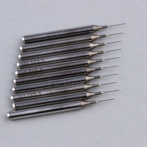 Lot 10x 0.3mm Drill Bit PCB CNC Dremel Jewelry Rotary Tools #004 GAU